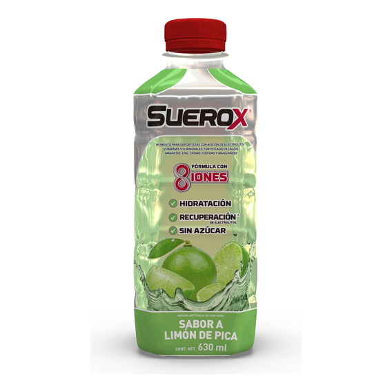 Suerox Bebida Hidratante Sabor Limón De Pica 630ml