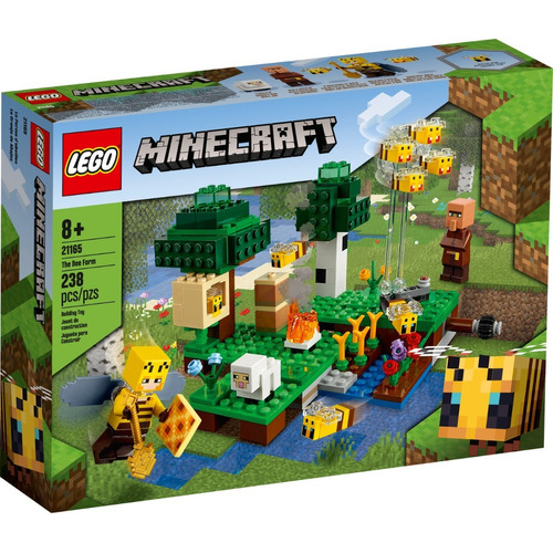 Lego® Minecraft - La Granja De Abejas (21165) Cantidad de piezas 238