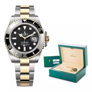 Relógio Rolex Submariner  Clo Eta 3235 Banho Ouro 18k Clean