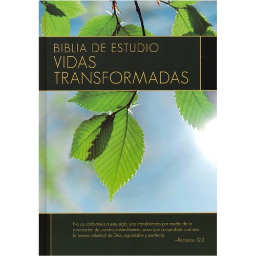Biblia De Estudio Vidas Transformadas Rvr60 - Tapa Dura