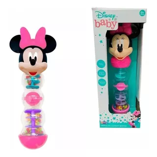 Chocalho Agitado Minnie Para Bebês Disney Baby - Yes Toys Cor Rosa
