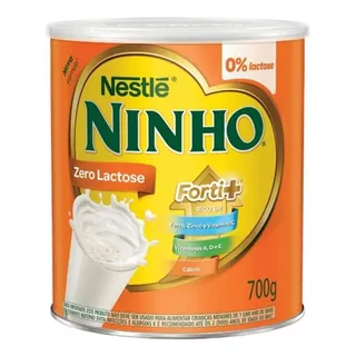 Ninho Forti+ Zero Lactose Fórmula Infantil Em Pó Sem Glúten En Lata De 1 De 700g 12 Meses A 2 Anos