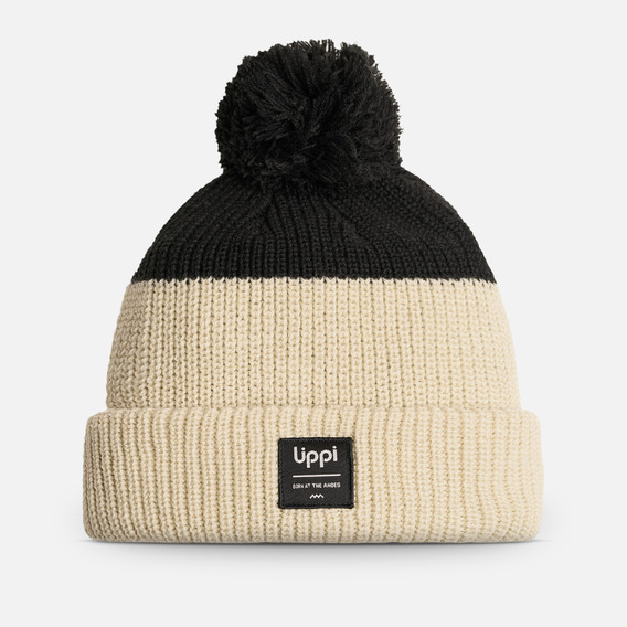 Gorro Unisex Fly Line Pom Blend-pro Beanie Crema Lippi