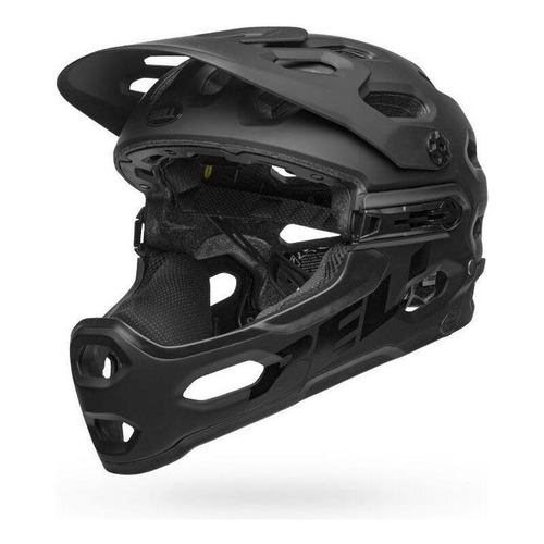 Casco Bell Enduro Super 3r Mips Mtb Montaña Color Negro Talla M (55-59cm)