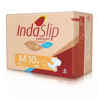 Pañales Para Adultos Descartables Indaslip Premium M10 Mediano X 20 u