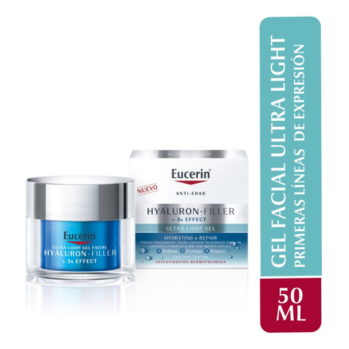 Crema Facial Eucerin Hyaluron Filler Ultra Light Gel 50ml