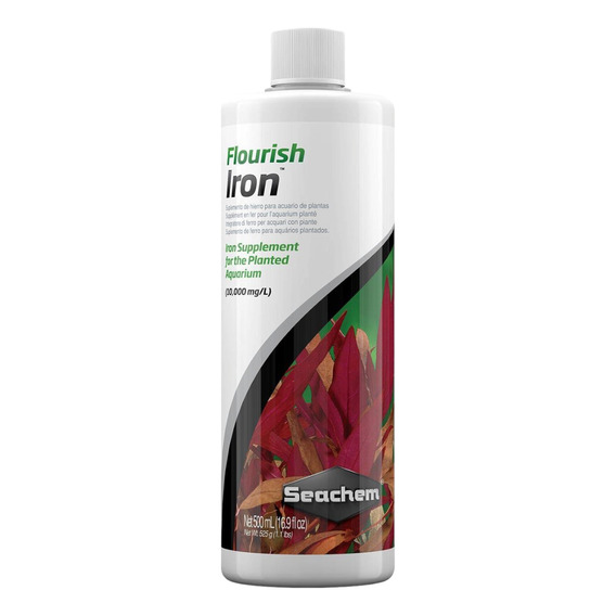 Seachem Flourish Iron 500ml  Aditivo Hierro Acuario Plantado