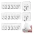 Set X20 Pcs Gancho De Pared Portatil Adhesivo Hasta 15 Kg Resistentes Para Colgar Alta Calidad Everest