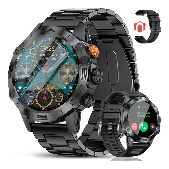 Reloj Inteligente Hombre Deportivo Impermeable Llamada Ip68