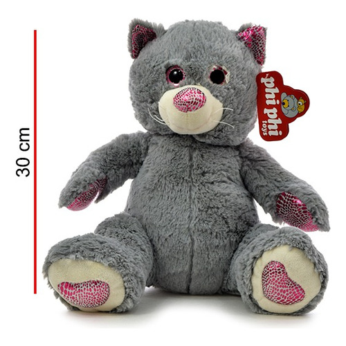 Peluche Gato Sentado 30cm Phi Phi Toys