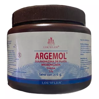  Argemol Sulfadiazina De Plata Micronizada Crema 1% 375gr