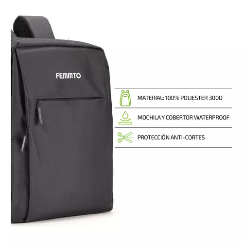 Mochila Tactica Bolso Para Hombre Mujer Portanotebook Femmto