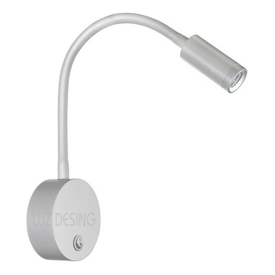 Aplique Led 3w Flexible Interruptor Deco Moderno Premium Vk