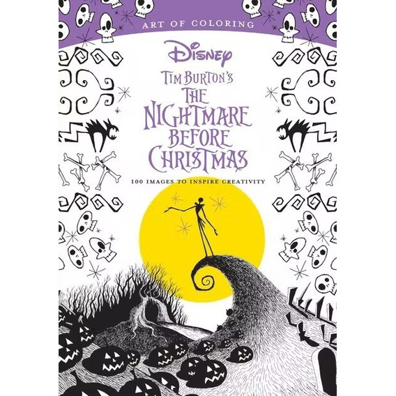 Art Of Coloring Libro Colorear The Nightmare Before Christma