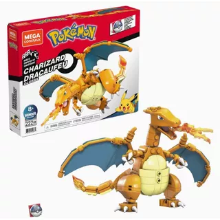 Mega Construx Pokémon Charizard Wonder Builders Cantidad De Piezas 222