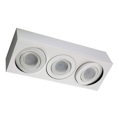 Plafon 1 Luz Cardanico Blanco Apto Led Gu10 Dicro Gam 1414bt