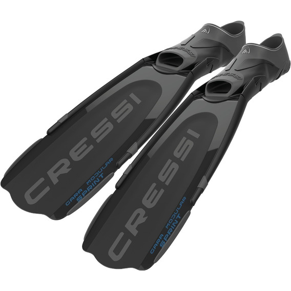 Aletas Cressi Gara Modular Sprint Ideal Para Apnea Pesca Sub