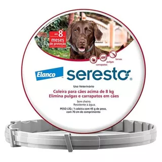 Collar Antiparasitario Para Garrapata Elanco Seresto Para Perro