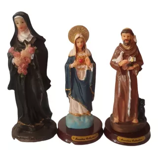 Figuras Religiosas Pack De Tres Santos