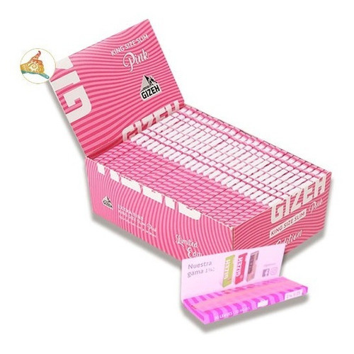 Caja Papelillos Gizeh Pink Edición Limitada / Lamanoworld