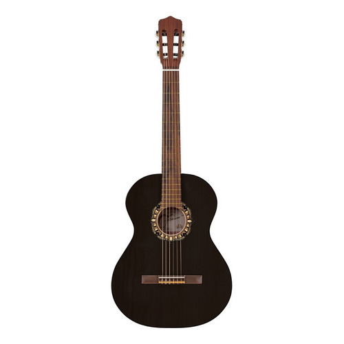 Guitarra Clasica Criolla Fonseca Modelo 25 De Estudio Color Negro Orientación De La Mano Derecha