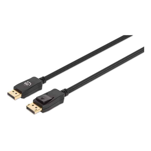 Cable Displayport Manhattan 353595 - 1 M, Negro, Macho/m /vc