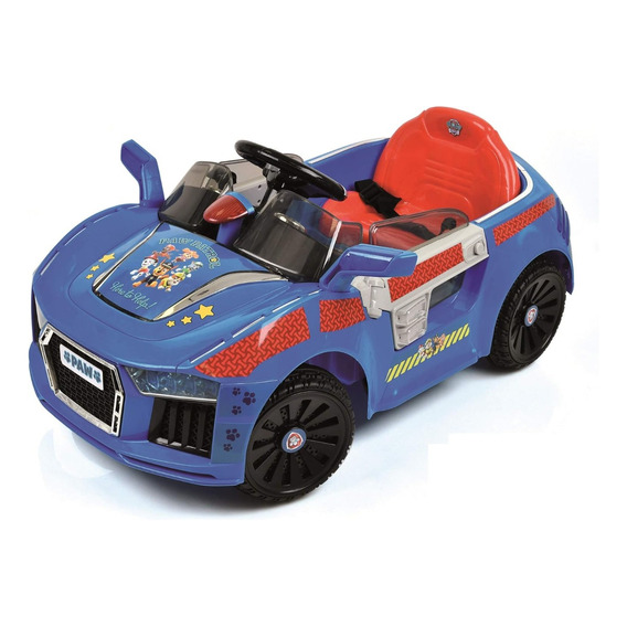 Carro Eléctrico Montable Paw Patrol 6v Con Luces Led