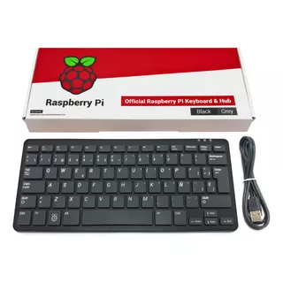 Teclado Negro Para Raspberry Pi Oficial En Español