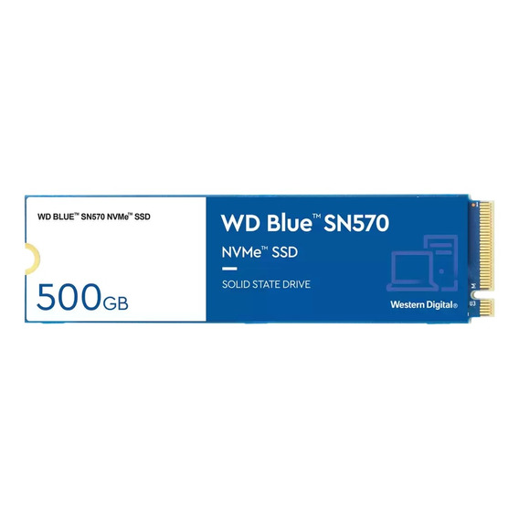 Disco Solido Ssd 500 Gb Nvme Western Digital Blue Sn570