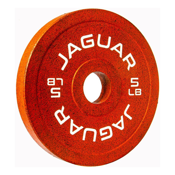 Bumpers Jaguar Par De Discos De Caucho 5 Lbs Crossfit Gym