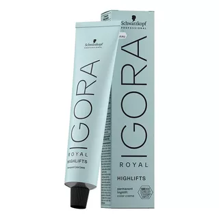 Kit Tintura Schwarzkopf Professional  Igora Royal Highlifts & Pastels Tono 10-1 Para Cabello