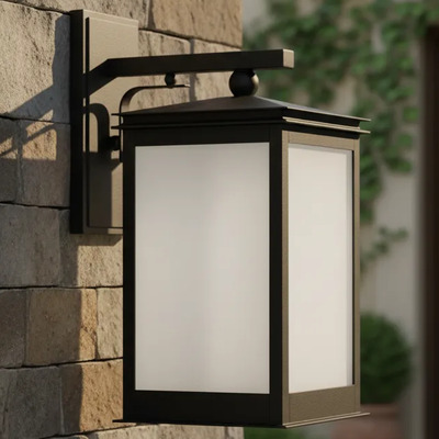 Farol Aplique Urbano.033 Mensula Negro Aluminio E27 Negro