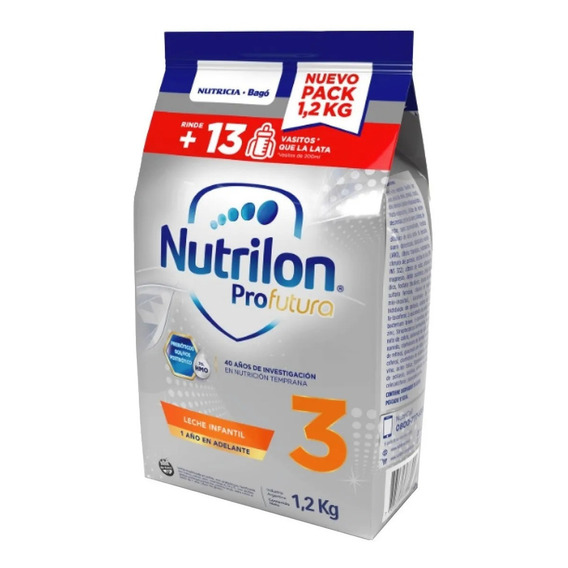 Leche Polvo Nutricia Bagó Nutrilon Profutura 3 Bolsa 1.2kg