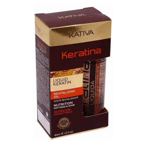 Tratamiento Capilar Kativa Con Keratina Líquida 60ml