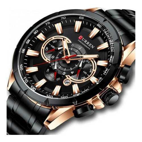 Reloj Curren 8363bk Negro Hombre