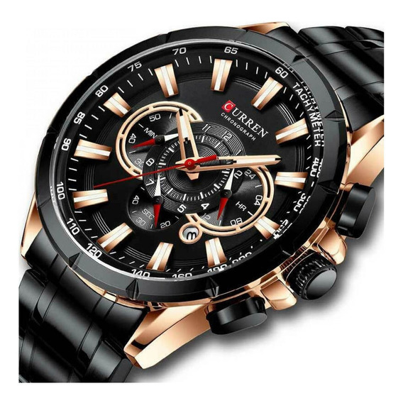 Reloj Para Hombre Curren 8363 8363bk Negro