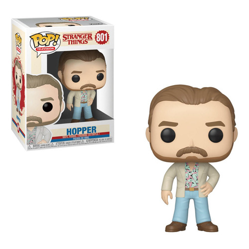 Funko Pop - Hopper - N° 801 - Stranger Things