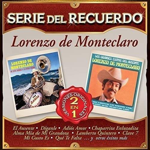 De Monteclaro Lorenzo Serie Del Recuerdo Usa Import Cd Nuevo