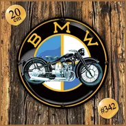 #342 - Cuadro Decorativo Vintage / Moto Bmw No Chapa 