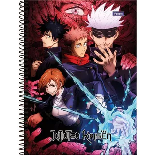 Caderno Universitário 1 Matéria Jujutsu Kaisen - Foroni