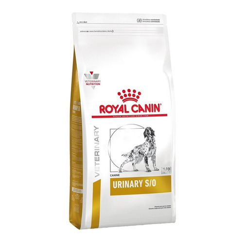 Alimento Royal Canin Veterinary Diet Canine Urinary S/O para perro adulto todos los tamaños sabor mix en bolsa de 10 kg