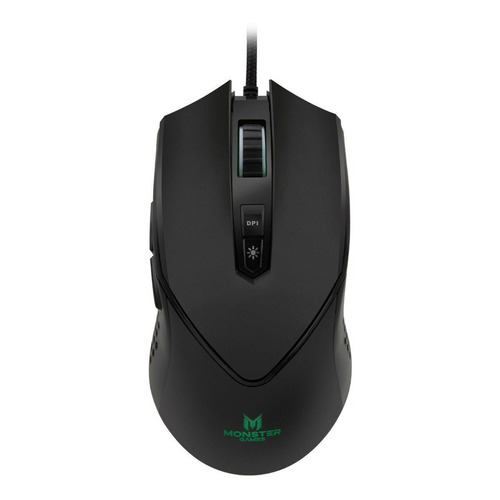 Mouse gamer de juego Monster Games  Thunderstorm M5061 negro