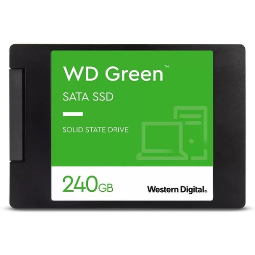 Disco sólido SSD interno Western Digital WD Green WDS240G3G0A 240GB negro
