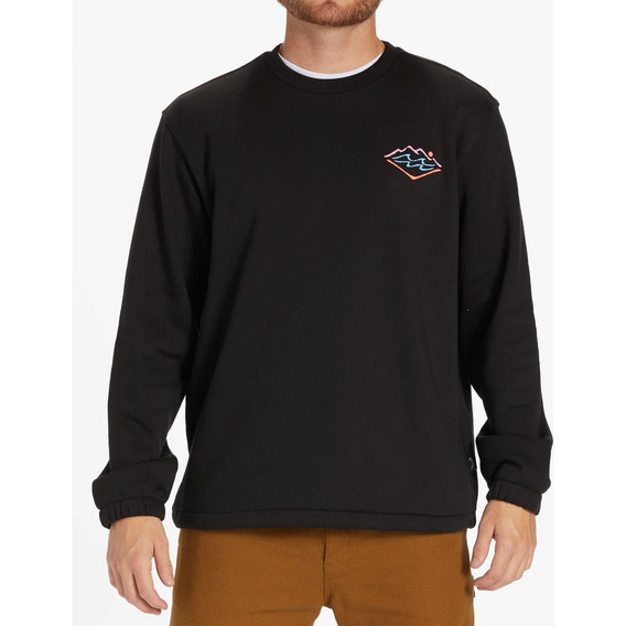 Polerón Billabong Para Hombre Compass Crew Negro