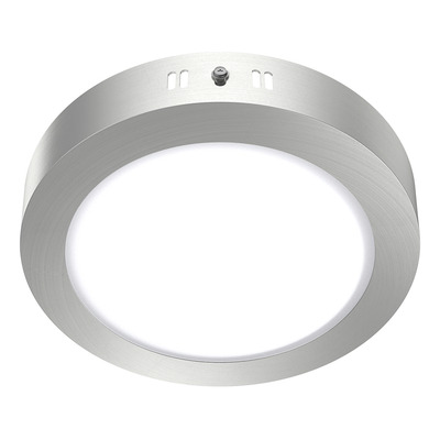 Plafon Led 12w Platil Redondo Blanco Frio X5 Platil Plateado