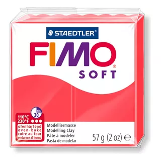 Staedtler Fimo | Massa Modelar Clay | 57g | Cores Diferentes Cor 8020-40 Flamingo Soft