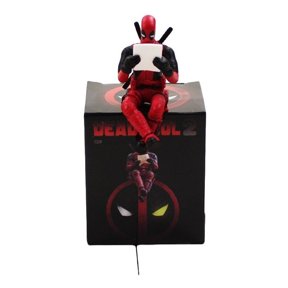 Figura Mini Deadpool Decoración Escritorio Auto | Marvel