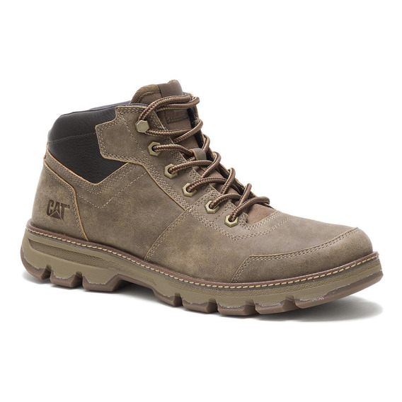 Botin Cuero Hombre Vertex Café