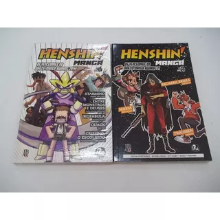 Lote 2 Livros Hq Comic Henshin! Mangá Starmind Outlet