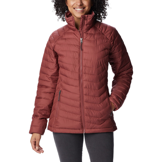 Campera Columbia Powder Lite Jacket (679) Beetroot Para Dama